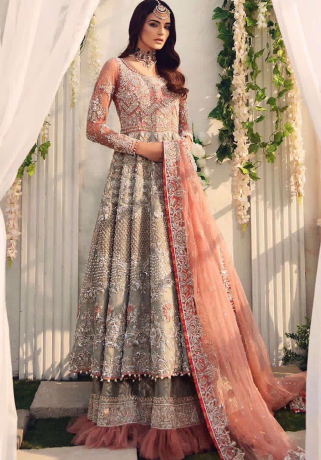 ✨ Luxury Embroidered Net Maxi ✨