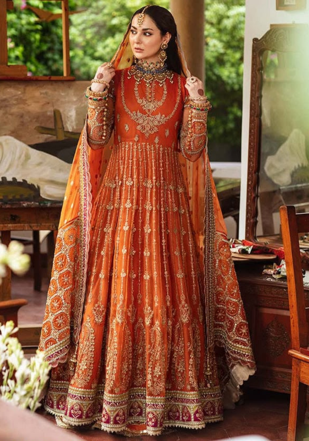 ✨Luxury Net Embroidered Maxi✨